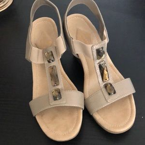 St. John’s Bay Wedge Slip on Sandel